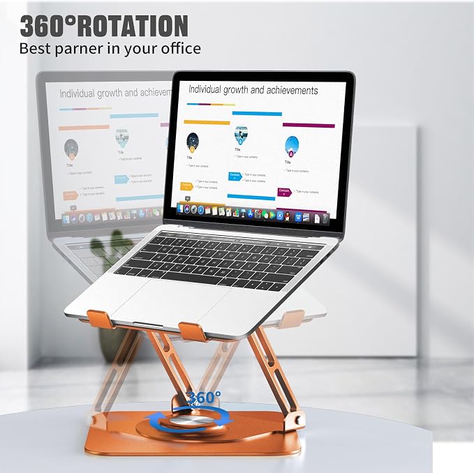 JOYEKY Laptop Stand for Desk, Adjustable Computer Stand - Image 2