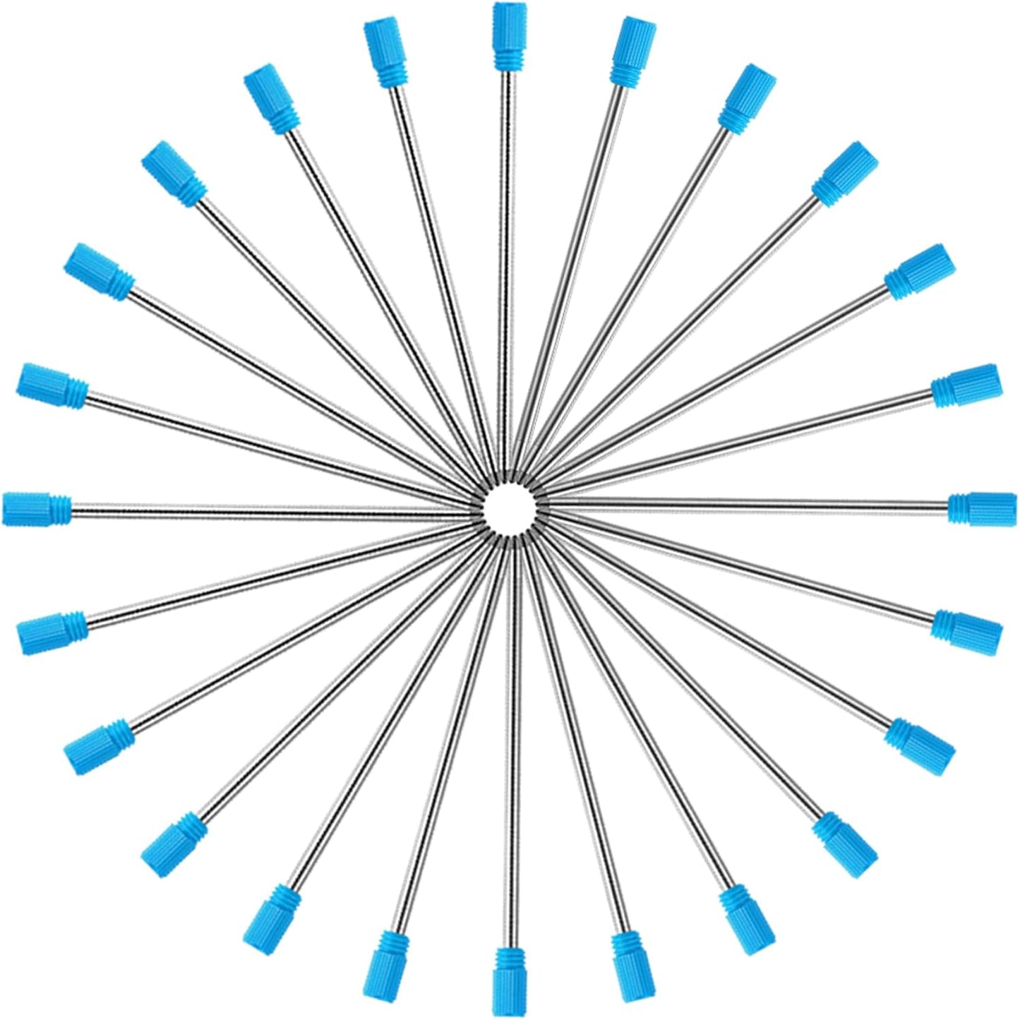 DunBong Ballpoint Metal D1 Refill for Multifunction Pen, Blue Pack of 5 Pieces (Blue)