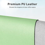Aothia Leather Desk Pad Protector, Office Desk Mat, Large Mouse Pad, Non-Slip - Image 2