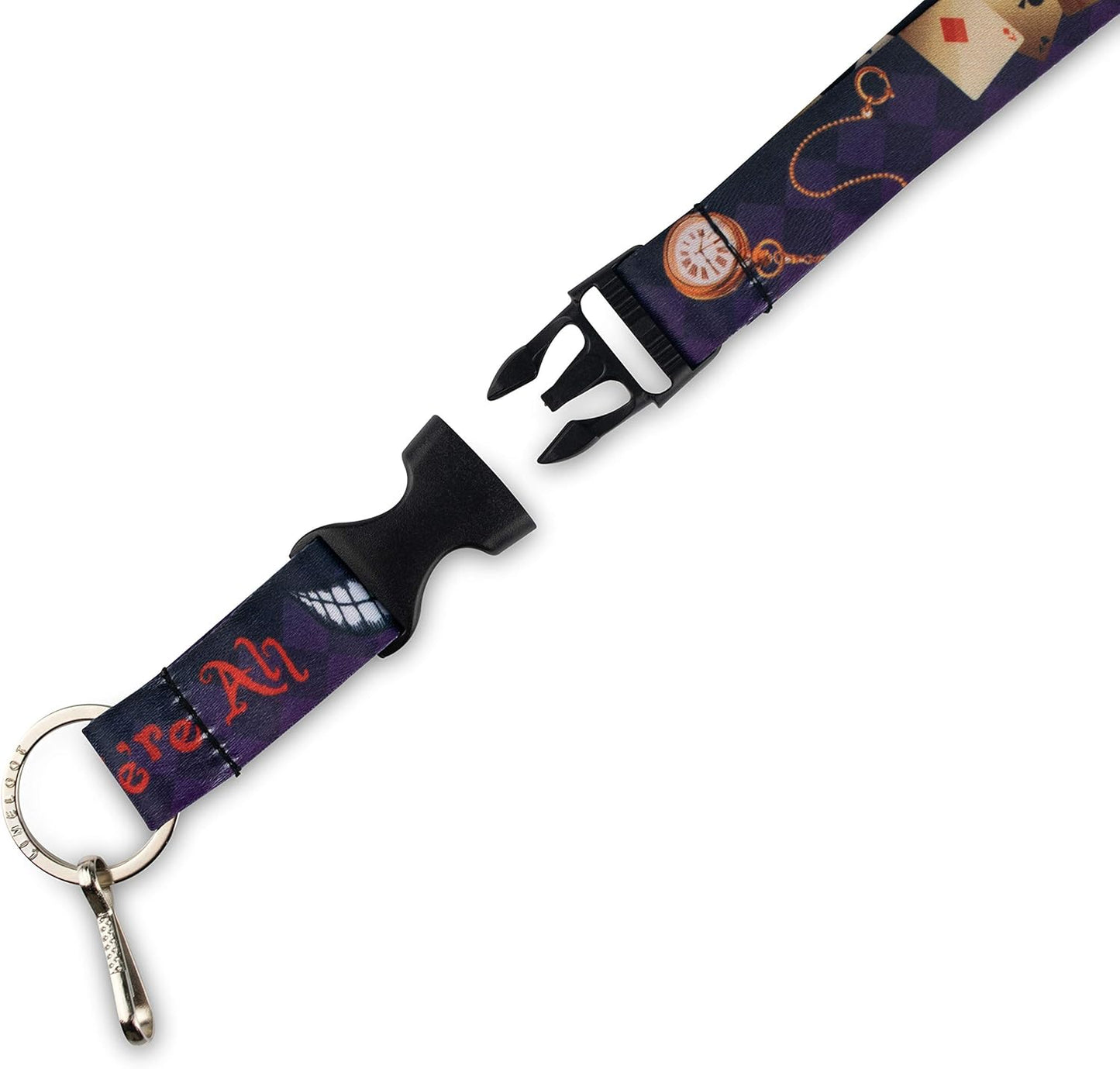 Limeloot Lanyard for Keys, ID Badge, Accessories | Neck Lanyard for Men and Women with Quick Release Buckle and Flat Ring