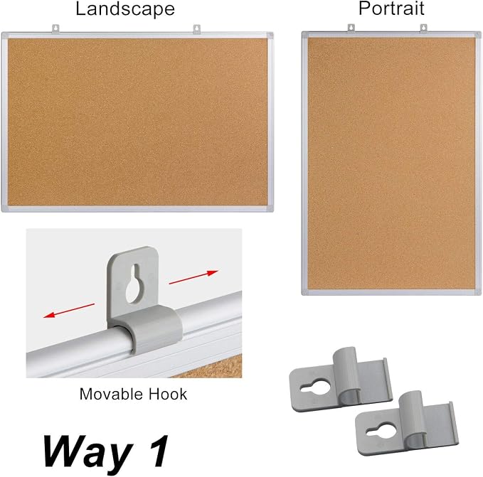2 Pack Cork Board Bulletin Board 36 x 48, Office Board - Image 6
