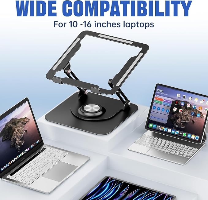 JOYEKY Laptop Stand for Desk, Adjustable Computer Stand - Image 5