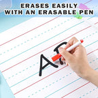 Patelai 4 Pcs Back to School Jumbo Magnetic Notebook Paper Large Magnetic - Image 5