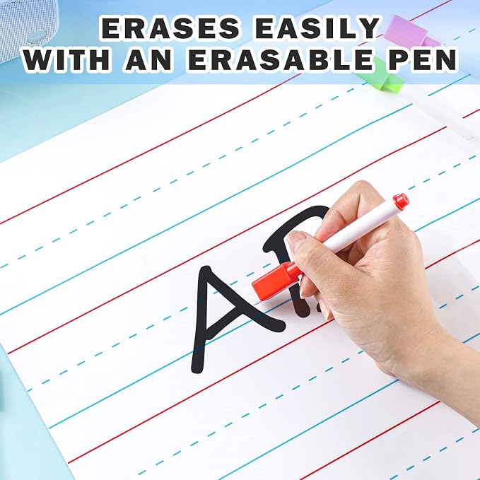 Patelai 4 Pcs Back to School Jumbo Magnetic Notebook Paper Large Magnetic - Image 5