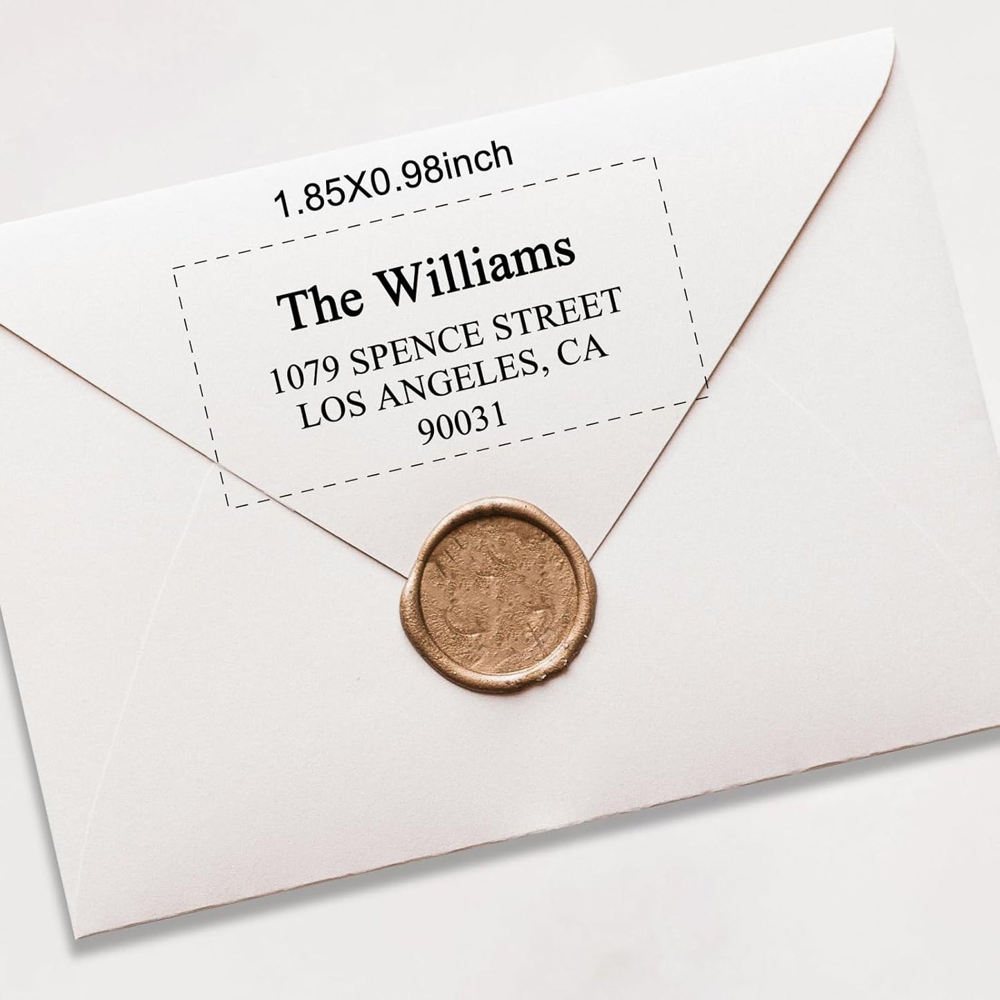 Personalized Self-Inking Address Stamp, Custom Return Address Stamp with Clear, Consistent Impressions & Effortless Stamping