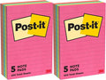 Post-it Notes, 4 in x 6 in, 2 Pack, 10 Pads, 100 Sheets per Pad, 1000 Sheets by Post-it%C2%AE