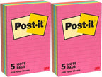 Post-it Notes, 4 in x 6 in, 2 Pack, 10 Pads, 100 Sheets per Pad, 1000 Sheets by Post-it%C2%AE