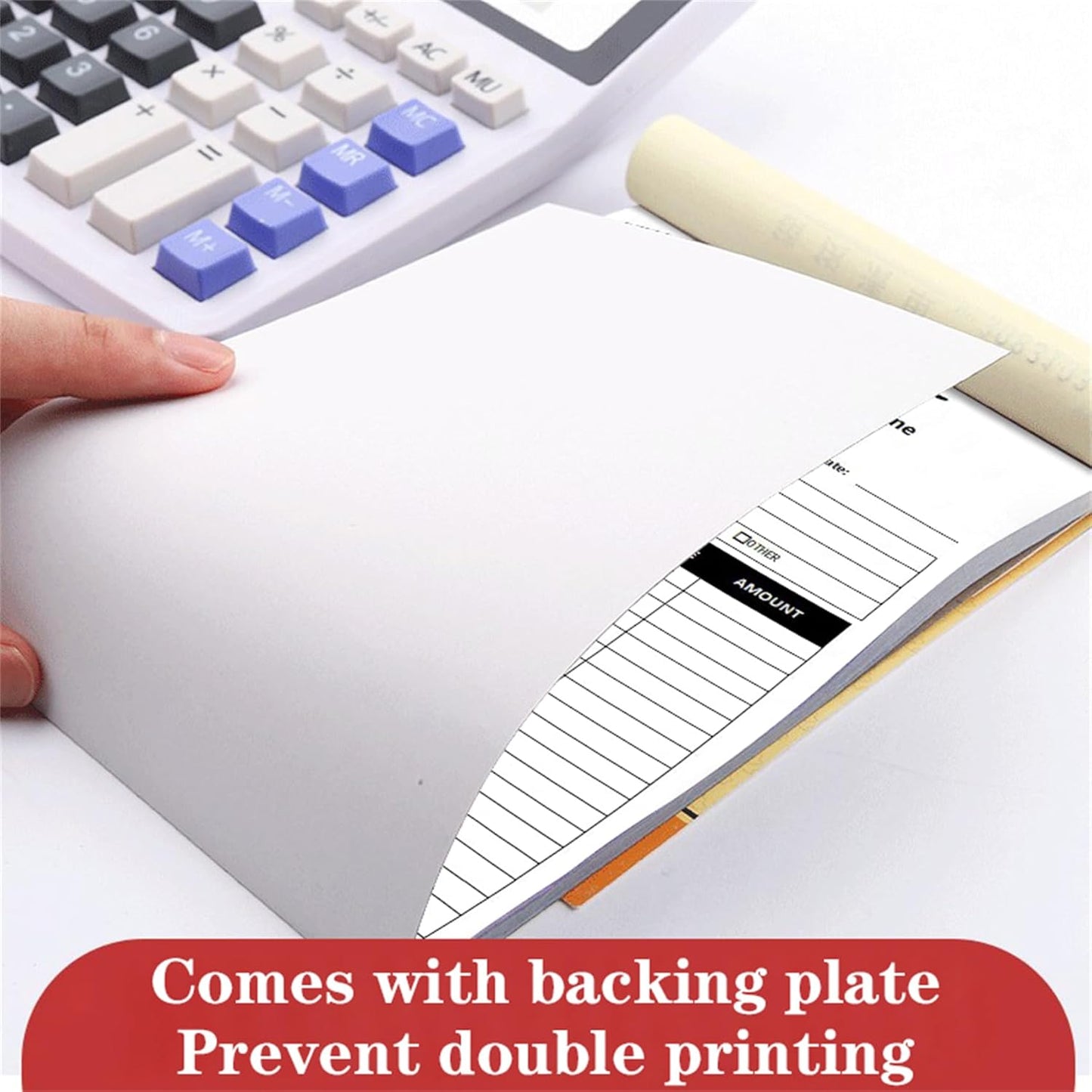 Custom Invoice Book in 3-Part /2-Part Receipt Book with Carbon Copies Personalized Carbonless Service Invoice Form Books Sales Order Book with Company Name Logo Address,D-Receipt Book with Logo