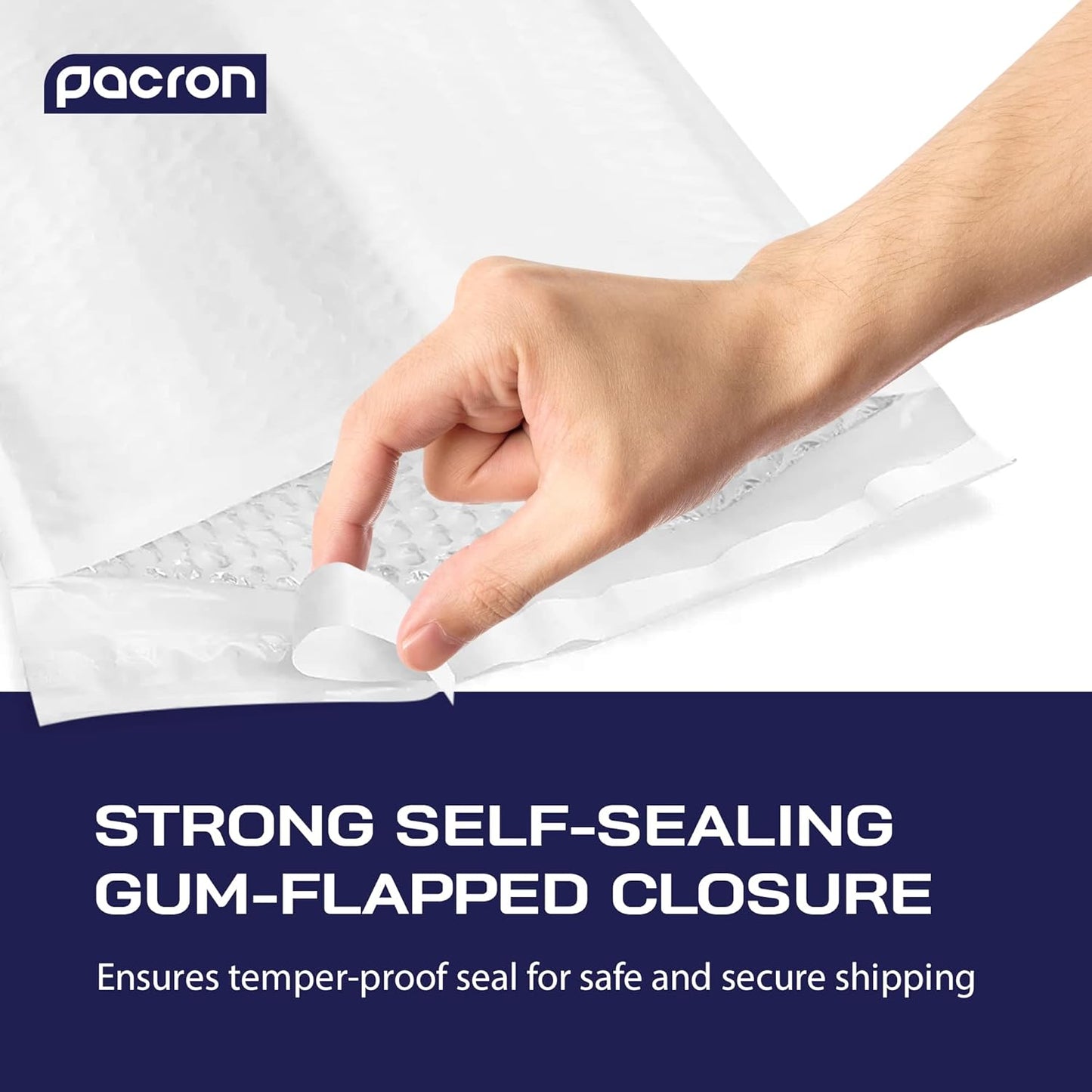200-Pack Waterproof Poly Bubble Mailers 8.5 x 14.5 - Thick, Durable, Instant Seal Envelopes with Strong Adhesive - Protective Shipping Mailers for Jewelry, Cosmetics, SD Cards, USB Cables