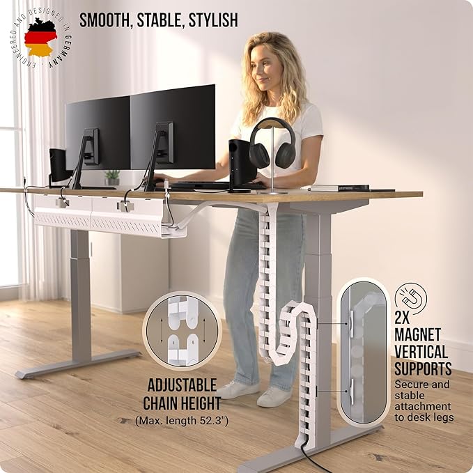 Ultimate Setup Under Desk Cable Management Vertebrae - Image 2