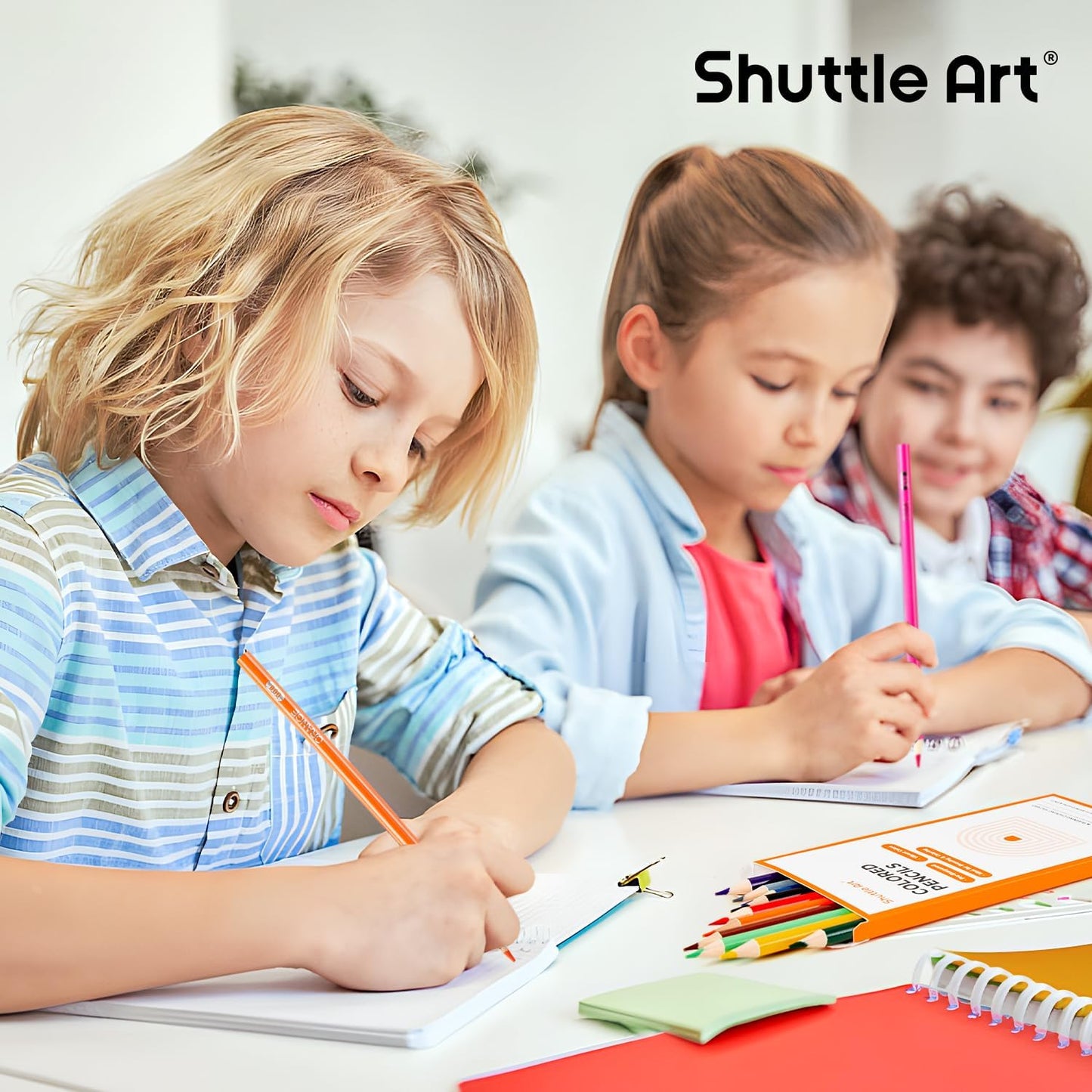 Shuttle Art 360 PCS Colored Pencils Bulk, 12 Assorted Colors, Pack of 30, Break-resistant, Pre-sharpened Colored Pencils for Kids, Bulk Pack School Supplies for Teachers & Students