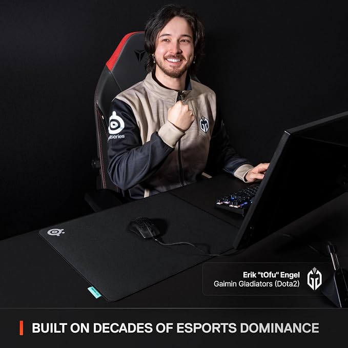 SteelSeries QcK L Performance Balance Gaming Mousepad — Extra Density - Image 8