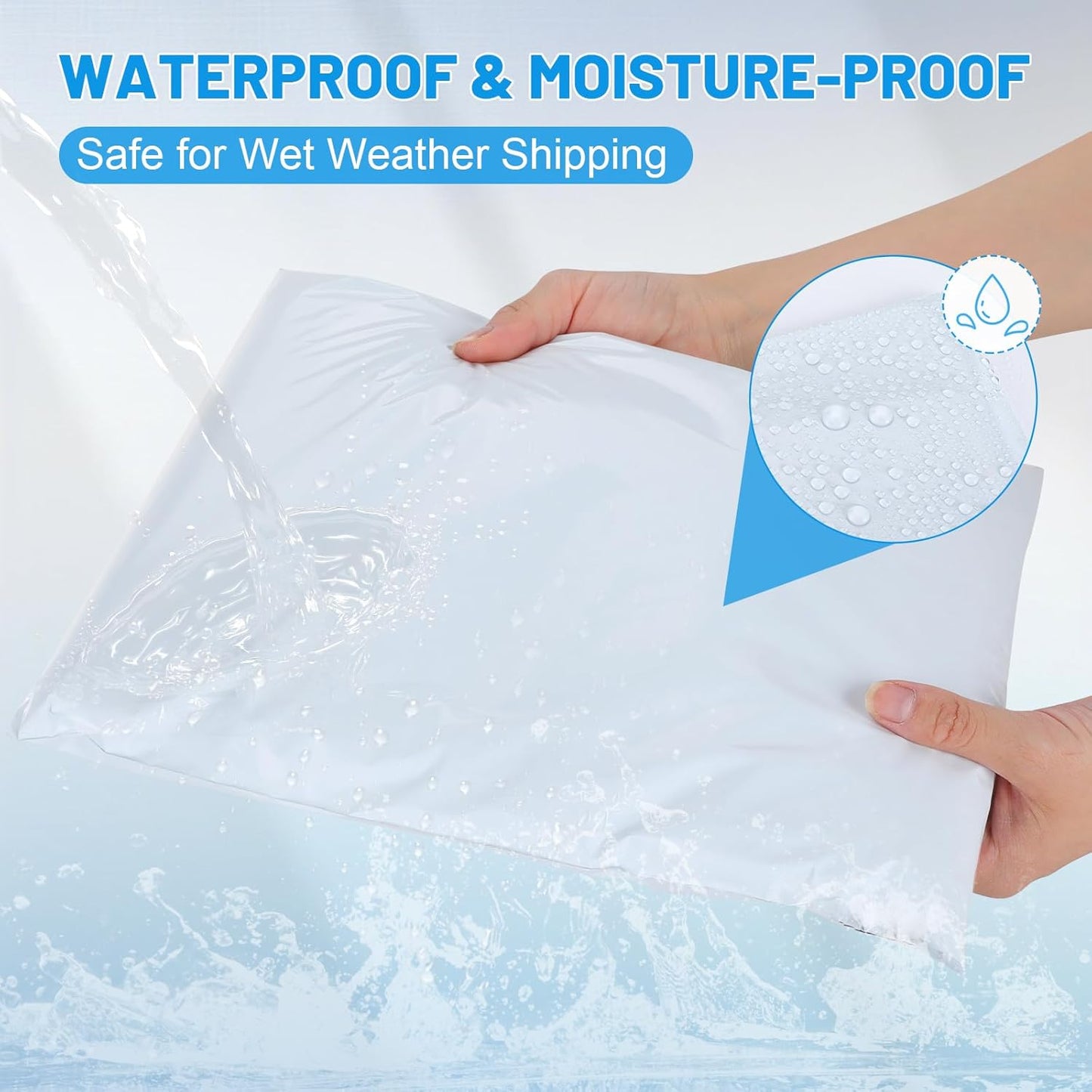 Poly Mailers Shipping Bags 10x13 inch 1200 Pack Packaging Clothes Polymailers Envelopes Mailing Mailer Package Polymailer Small Business Supplies Clothing Bag Polybags Packing White