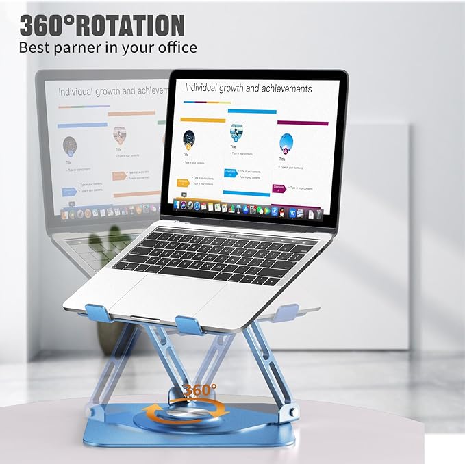 JOYEKY Laptop Stand for Desk, Adjustable Computer Stand - Image 2