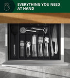 ROYAL CRAFT WOOD Luxury Bamboo Kitchen Drawer Organizer - Image 8