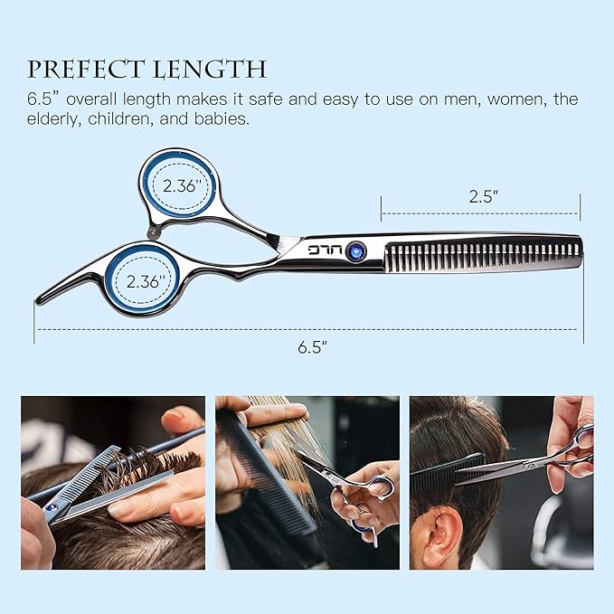 Hair Cutting Scissors Thinning Shears Kit ULG Professional Barber Hairdressing - Image 3