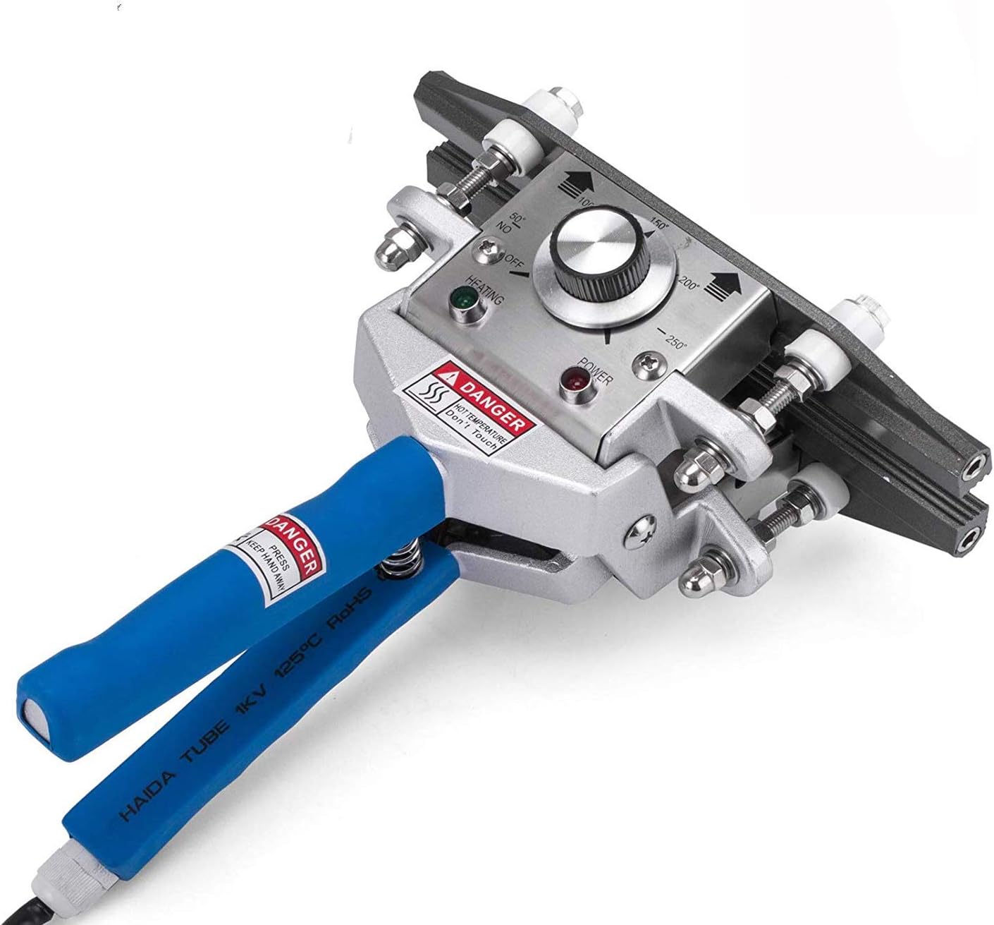 FKR-200 8" Hand Held Crimp Heat Sealer Bag Machine Tool Aluminum Foil Kraft (8 Inch Sealing Length)