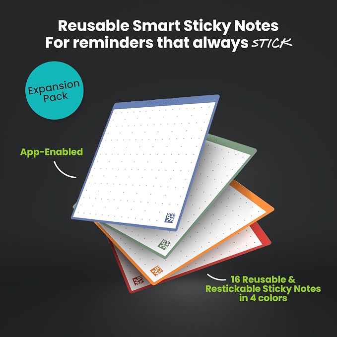 Rocketbook Reusable Sticky Notes, Restick and Reorganize Memo Pads, 16 - Image 3