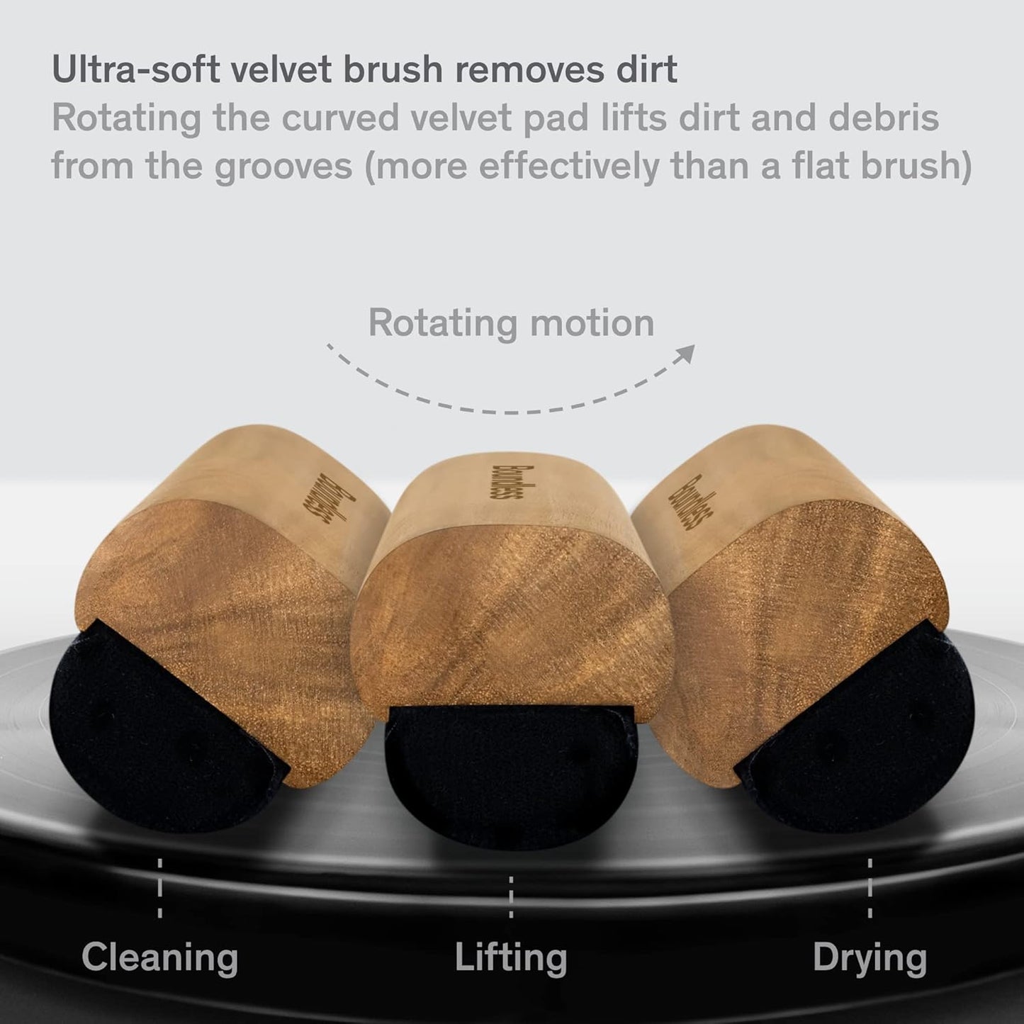Vinyl Record Cleaning Kit - 5-in-1 Vinyl Cleaner Kit Includes Record Brush, Stylus Cleaner, Cleaning Solution, Nylon Brush & Metal Case