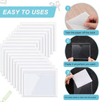 Outus 200 Pack 3.1 x 3.9 Inch Self Adhesive Label Pockets Bulk Plastic Labels - Image 3
