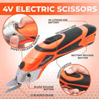 Pink Power Electric Fabric Scissors Box Cutter - Image 2