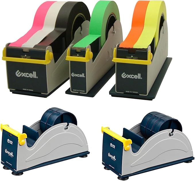 Excell EX-17/3IN JVCC EX-17 Steel Desk Top Tape Dispenser: 3" Wide - Image 7