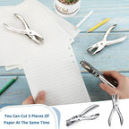 36 Pieces 1 Hole Punch 5 Sheet Capacity Single Handheld Hole Puncher Circle - Image 5