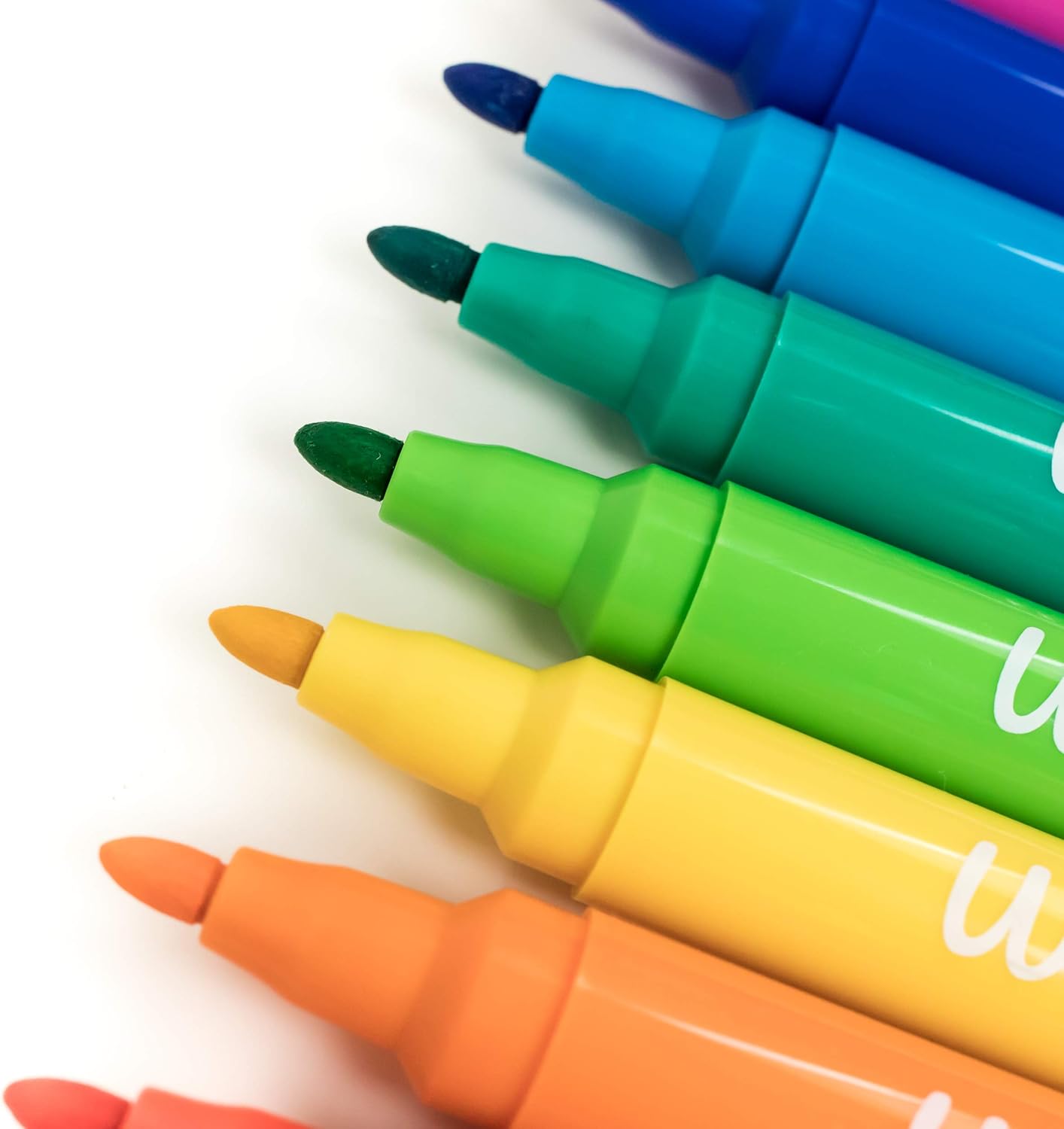 WallDeca Dry Erase Markers for Kids Non-toxic, 13 Pack, Washable, Colorful Pastel Colors, Fine Tip Skinny Pens, Thin Whiteboard Low Odor Markers for Toddlers, Vibrant and Quick Dry