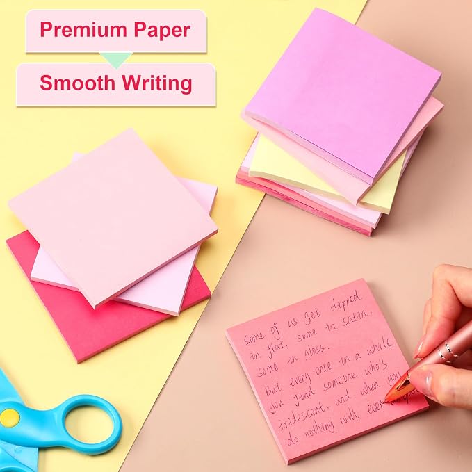 Fainne 120 Pack Sticky Notes Bulk 3 x 3 inch Self Stick Note Pads Multicolor - Image 5
