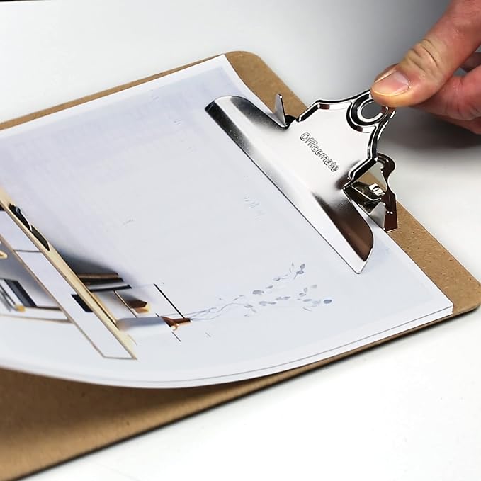 Officemate Recycled Wood Clipboards, Letter Size, Durable Hardboard Writing - Image 9