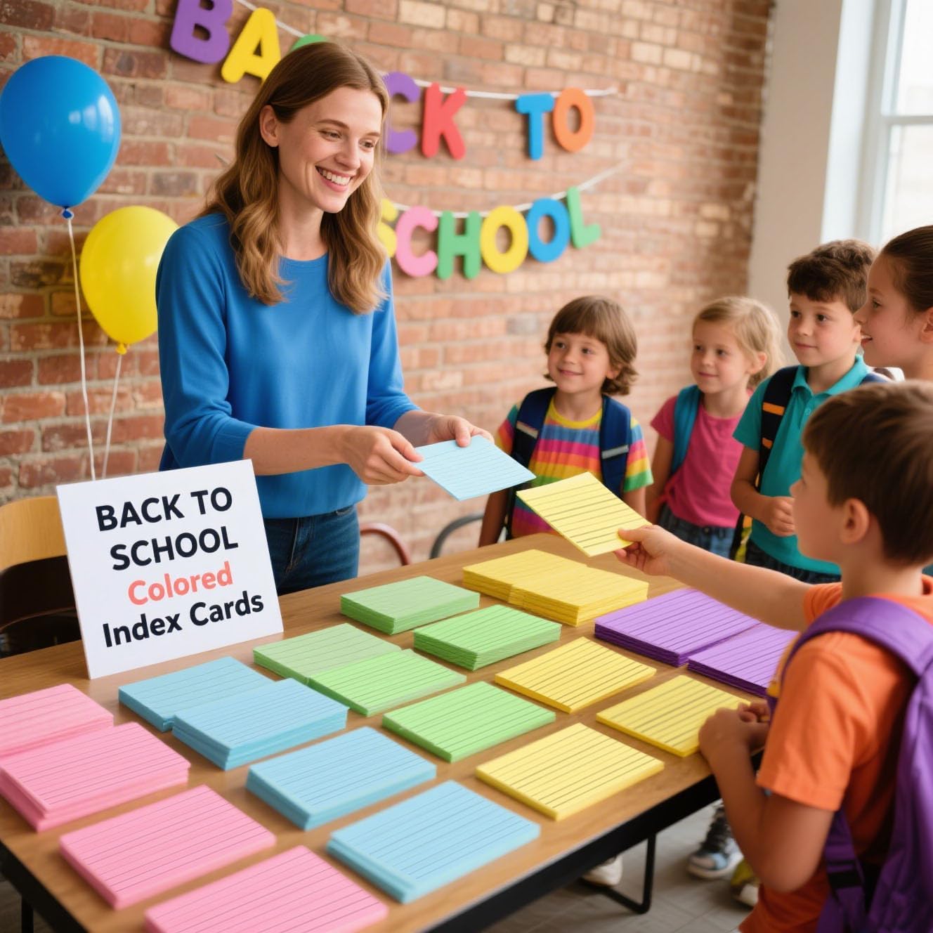 Koogel 4x6 Index Cards, 180 Count, Colored Large Index Card Lined Ruled both Side for Back to School, Heavy Notecard Flashcard for Studying School College Office Supplies, 9 Assorted Colors
