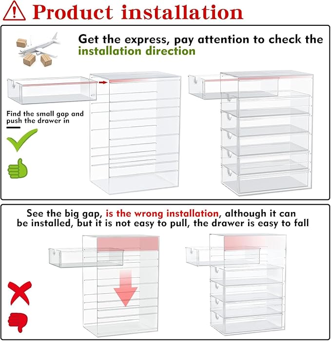 caktraie Makeup Organizer Storage - Image 8