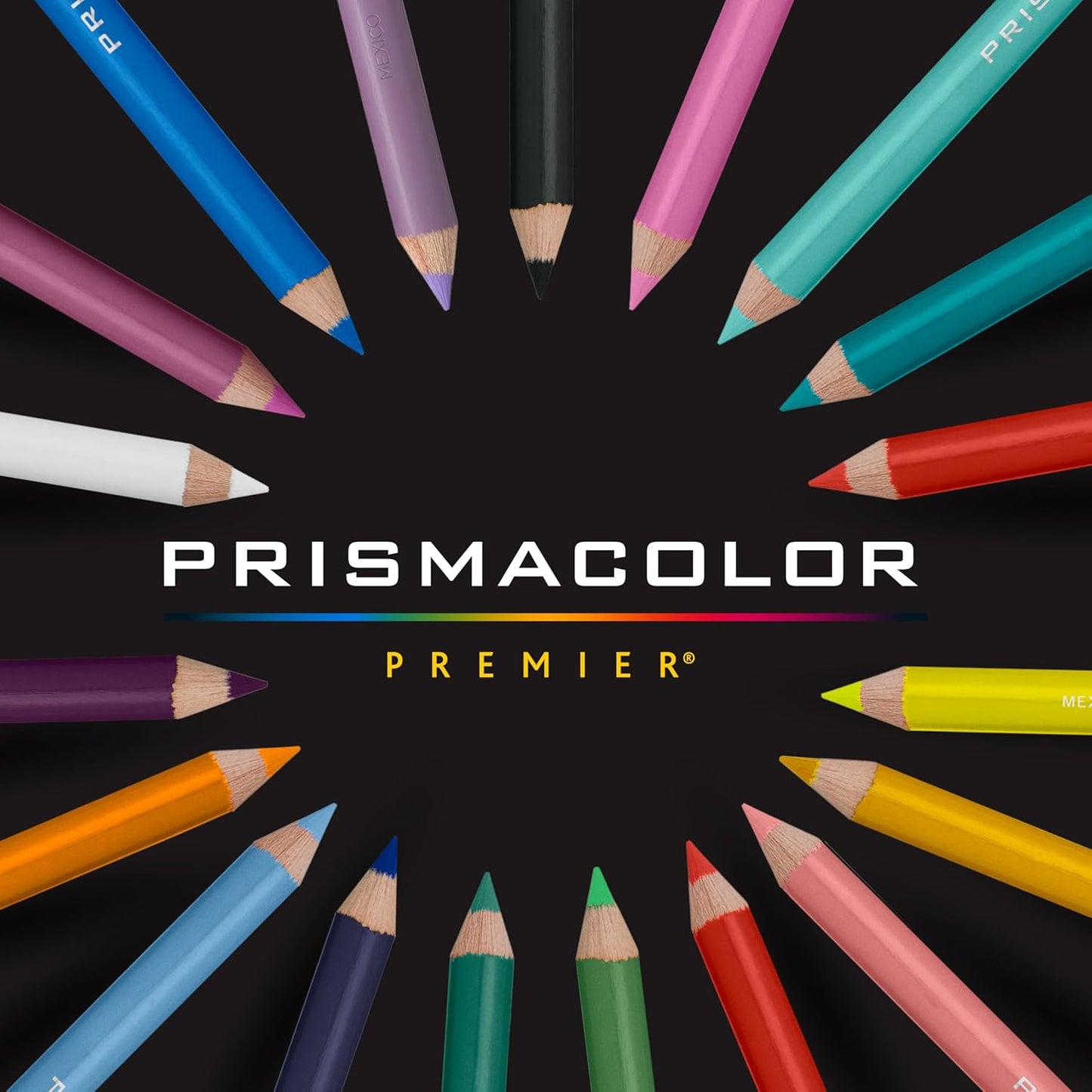 Prismacolor Premier Colored Pencils, Soft Core, Perfect for Sketching, Drawing, Art, Coloring, Assorted, 24 Count