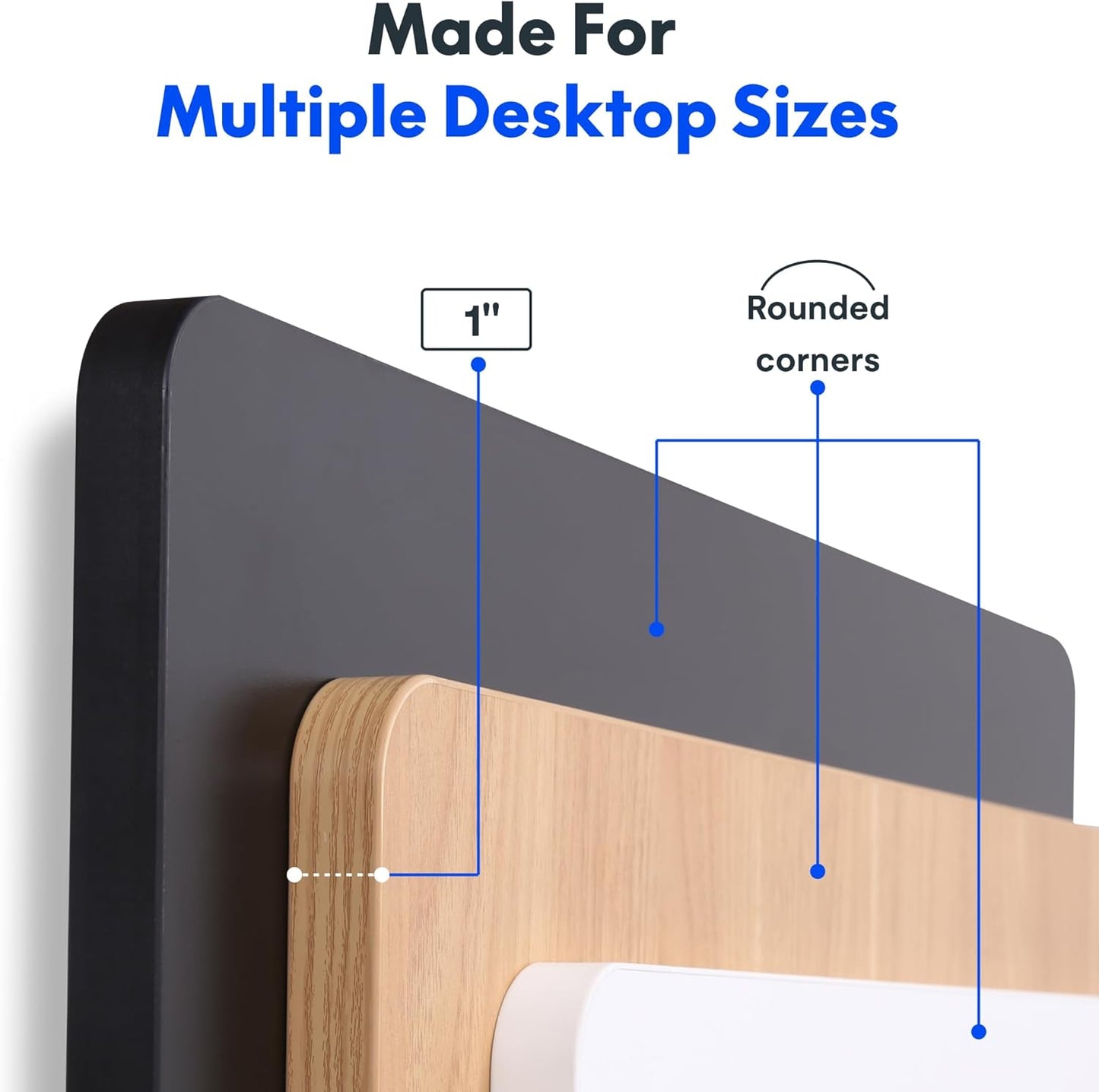 FLEXISPOT One-Piece Electric Standing Desk, 48 x 30 Inches Adjustable Desk with Seamless Desktop, Memory Controller Height Adjustment (Black Frame + Black Desktop, 2 Packages)