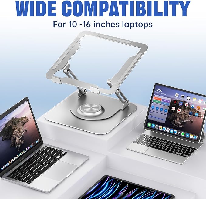 JOYEKY Laptop Stand for Desk, Adjustable Computer Stand - Image 6