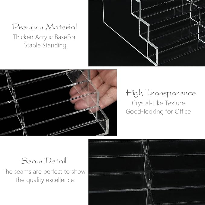 Vevitts Acrylic Business Card Holder - Image 5