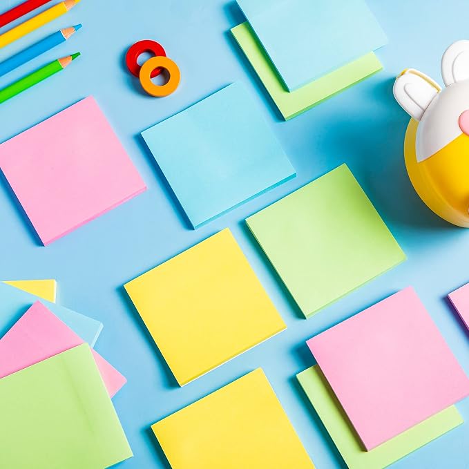 Fainne 120 Pack Sticky Notes Bulk 3 x 3 inch Self Stick Note Pads Multicolor - Image 4