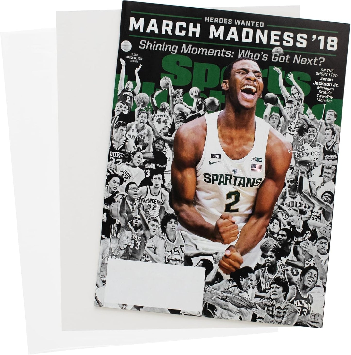 BCW Magazine Bags and Boards – (25 Pack) | Premade Non-Resealable Magazine Protectors | Standard Size 8 ¾" x 11 ⅛" | Magazine Sleeves and Boards Pre-Loaded for Storage and Display