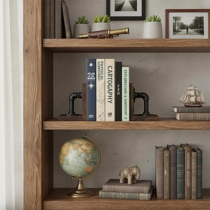 MyGift Book Ends Decorative, Bookends - Image 2