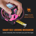 The Almighty Ruler Laser Tape Measure | Laser Distance Measurer, Heavy-Duty Tool - Image 4
