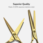 Hair Cutting Scissors Thinning Shears Kit ULG Professional Barber Hairdressing - Image 2