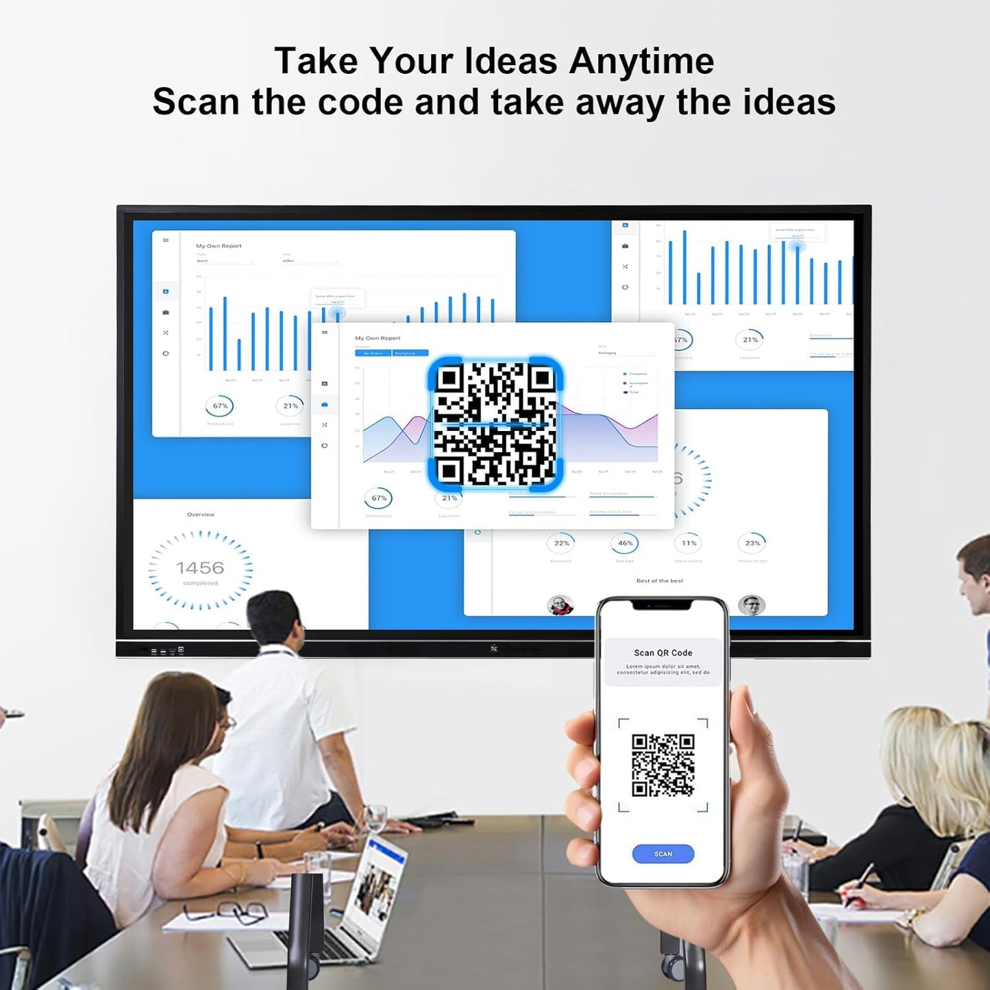 86″ Smart Board, 4K UHD Touchscreen Interactive Whiteboard with Dual System, 16+512GB Digital Whiteboard Display for Classroom, Home and Business Office, Google EDLA Certified (Wall Mount Included)