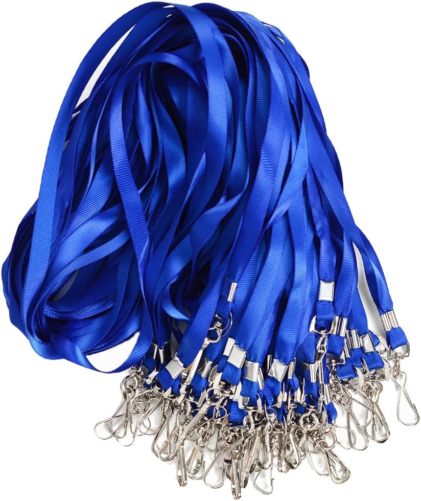 Lanyards for Id Badges Lanyard with Clip Swivel Hooks for Name Tags ID Badge Holder, Employees, Students, Attendees
