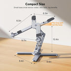 OMOTON 360° Rotating Laptop Stand Riser - Image 5