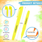 VZZNN 150 Pcs Highlighters Bulk Pack, Chisel Tip Quick-Dry Highlighter Markers - Image 2
