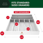 Luxury Bamboo Kitchen Drawer Organizer - Image 2