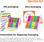 Shuttle Art 144 Pack Highlighters, Highlighters Assorted Colors Set, 8 Bright - Image 9