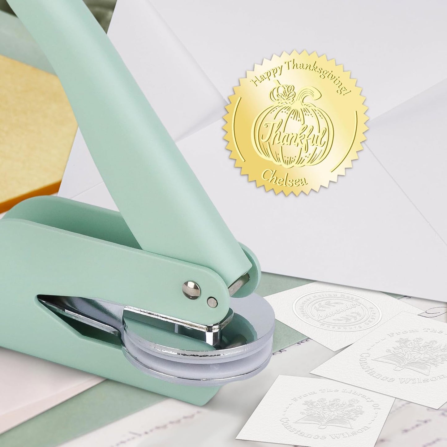 from The Library of Embossers & Stamps Custom Color Self-Inking Stamp with Your Name or Design Great for Personalizing Books, Text Books and Journals (22)