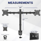 VIVO Dual Monitor Desk Mount, Holds 2 Computer Screens up to 30 inches and - Image 5