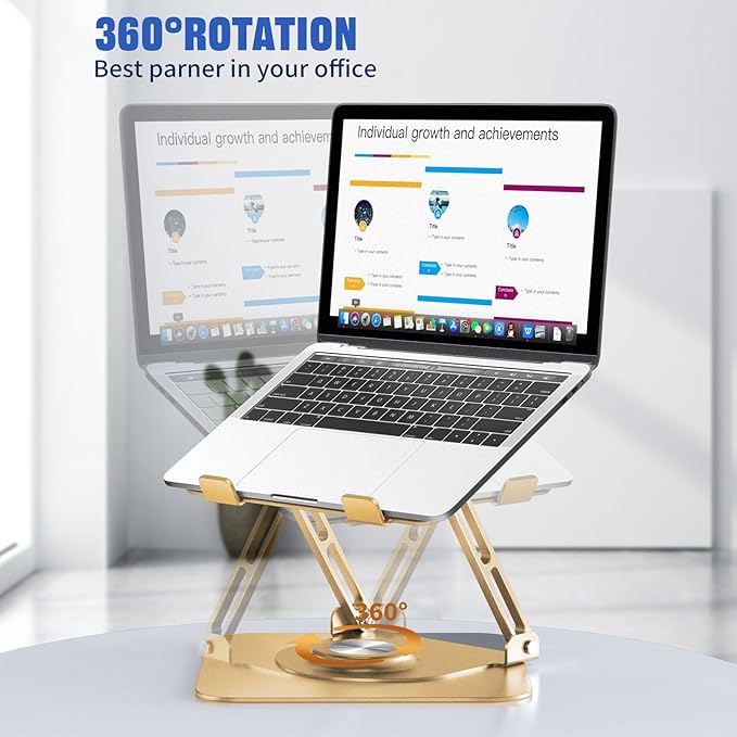 JOYEKY Laptop Stand for Desk, Adjustable Computer Stand - Image 2